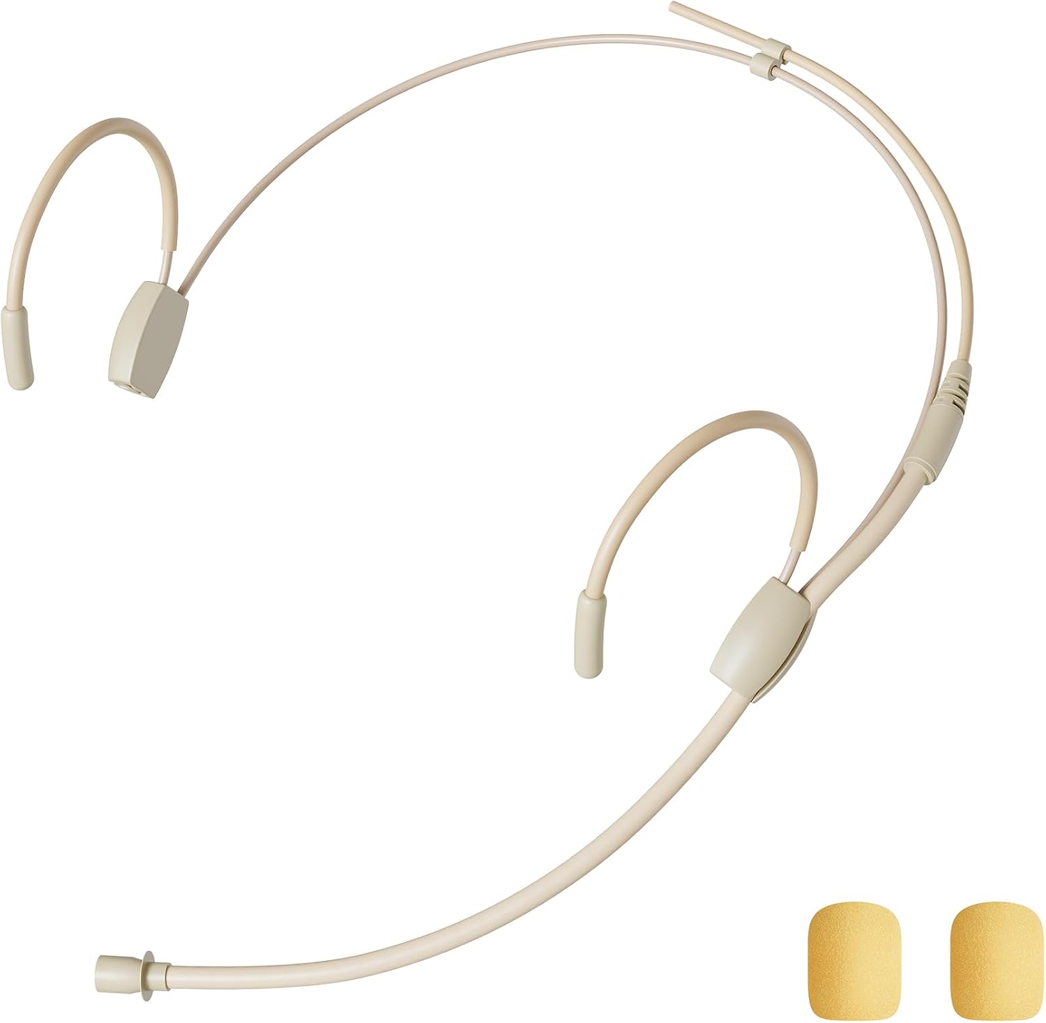 J K Pro Earhook Headset Headworn Omnidirectional Microphone MIC-J 060 Compatible with AKG Samson Wireless Transmitter - Mini XLR TA3F Plug - Image 3