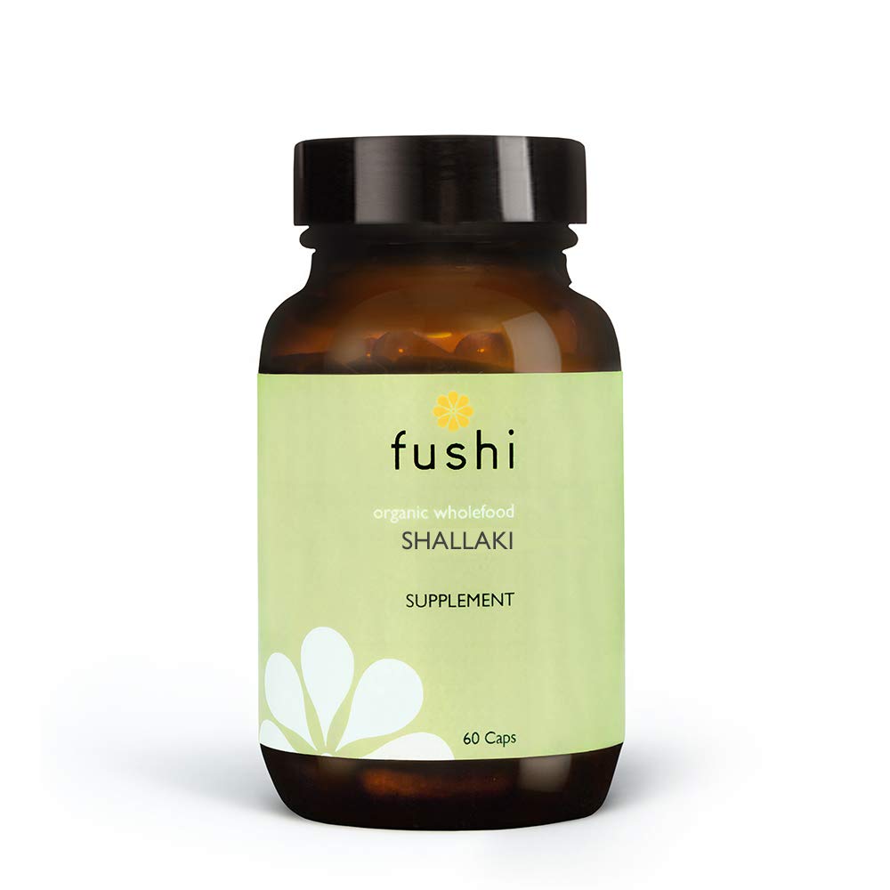 Fushi Organic Shallaki (Frankincense) Concentrated Capsules, 60 Caps | Fresh-Ground & Whole Food | Popular Ayurvedic Herb for Joint Health | Indigenously Sourced, Vegan & Made in the UK