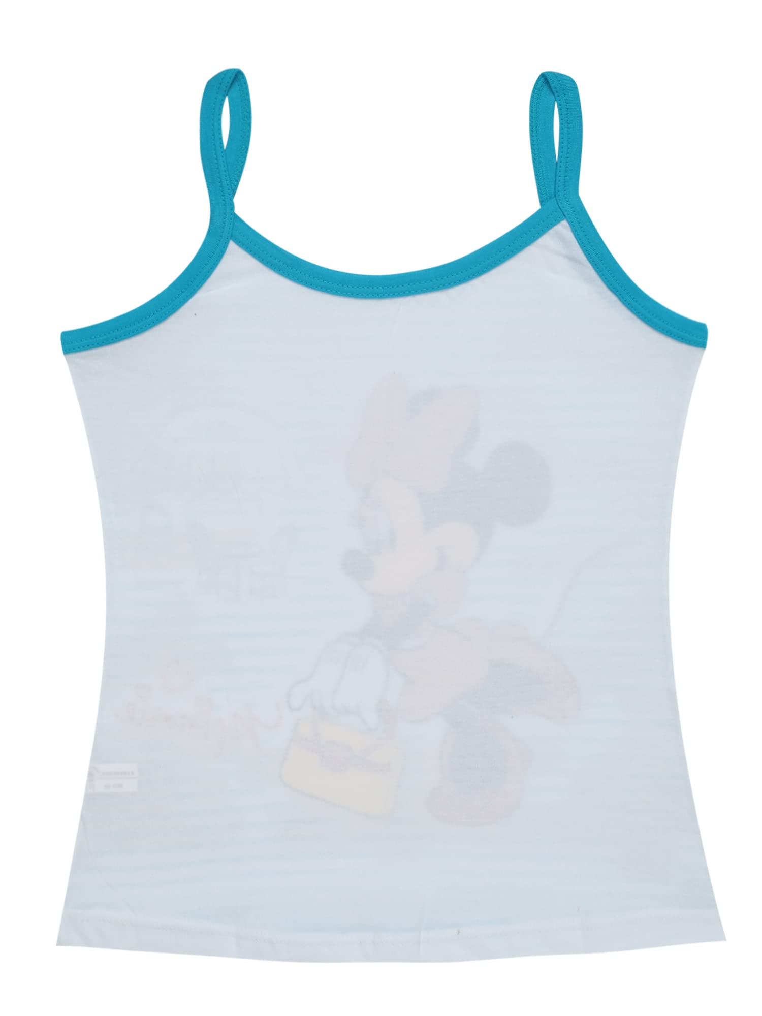 BODYCARE Girls Cotton Regular Fit Minnie & Friends Vest| | Skin Friendly | Lightweight | Sleeveless Design | Pack Of 3 - Assorted (Kia8611-Pk005_P3), 10-12 Years 1