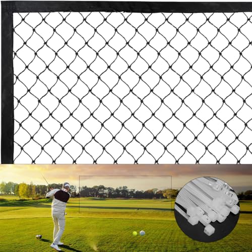 ASENVER Black Golf Barrier Netting Multifunction Sports Netting High Impact Net (10 X 6.5 FT)