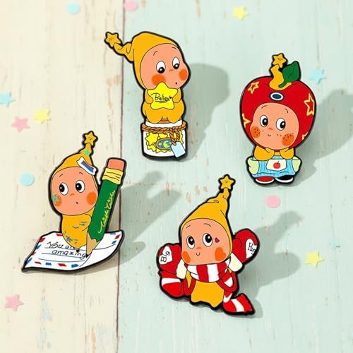 Image of 5Pcs Cartoon Capybara pin, Cute Animal Enamel Pin, Birthday Cake Donut Coffee Corn Roll Lapel Pin Alloy Backpack Pin Enamel Badge Suitable for Daily Decoration Clothes Sweater Hat Bag Collection Party Gift