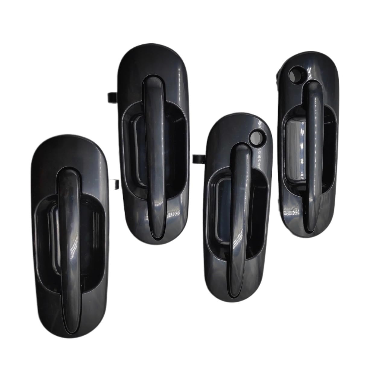 Hljnlvbn 1Set 4Pcs Door Handle For Crv 2.0L 1997-2001 For Civic 1995-2000 Exterior Outside Door Handle(1Set 4Pcs)
