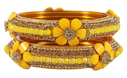 Image of NMII Viral Multi Colour Glass Bangles with Golden Ghungroo Charms & Stone Work For Women & Girls | Fancy Designer Glass Bangle | Traditional Chudi | Kanch Ki Churi | Stylish Ghungroo Bangle For Women