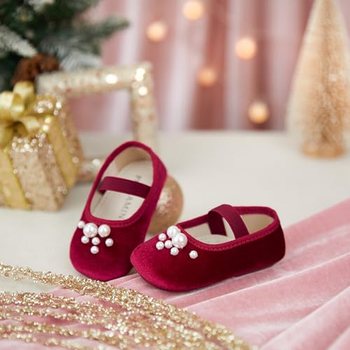 Image of PHIRAMIN Toddler Girl Mary Jane Dress Shoes-Little Girl School Uniform Shoes for Wedding Party