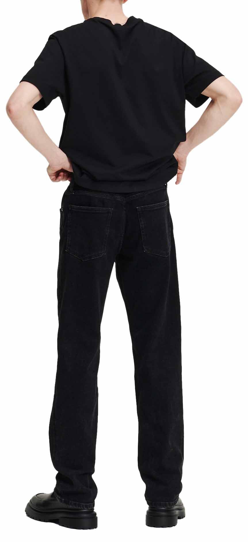 Jeansy Karl Lagerfeld, Męskie, Proste Denim, Prosta Nogawka