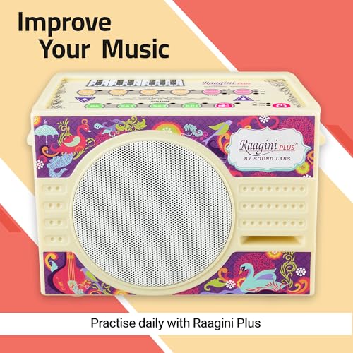 Image of Raagini Plus, Electronic Digital Tanpura Musical Instrument for Carnatic Tambura Shruti & Hindustani Music. Electric Drone Sound Box