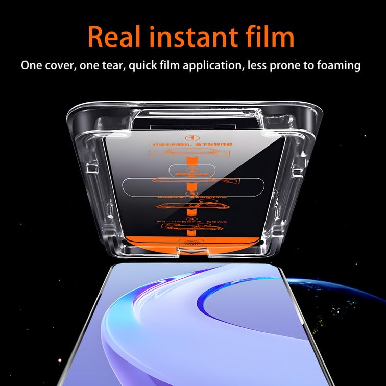 Chejuza Vetro Temperato Per Oppo A6 Pro – 2 Pezzi, Installazione Rapida, Durezza 9H, Copertura Totale