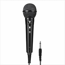 TRONICA Basic Microphone for Singing, Speaking, Wired, Dynamic, XLR, Cardioid, Black (2.5 m)