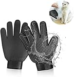 Picture of Grooming Glove for Deshedding - Efficient Pet Hair Remover Brush for Dogs, Cats, Horses (Long & Short Fur)