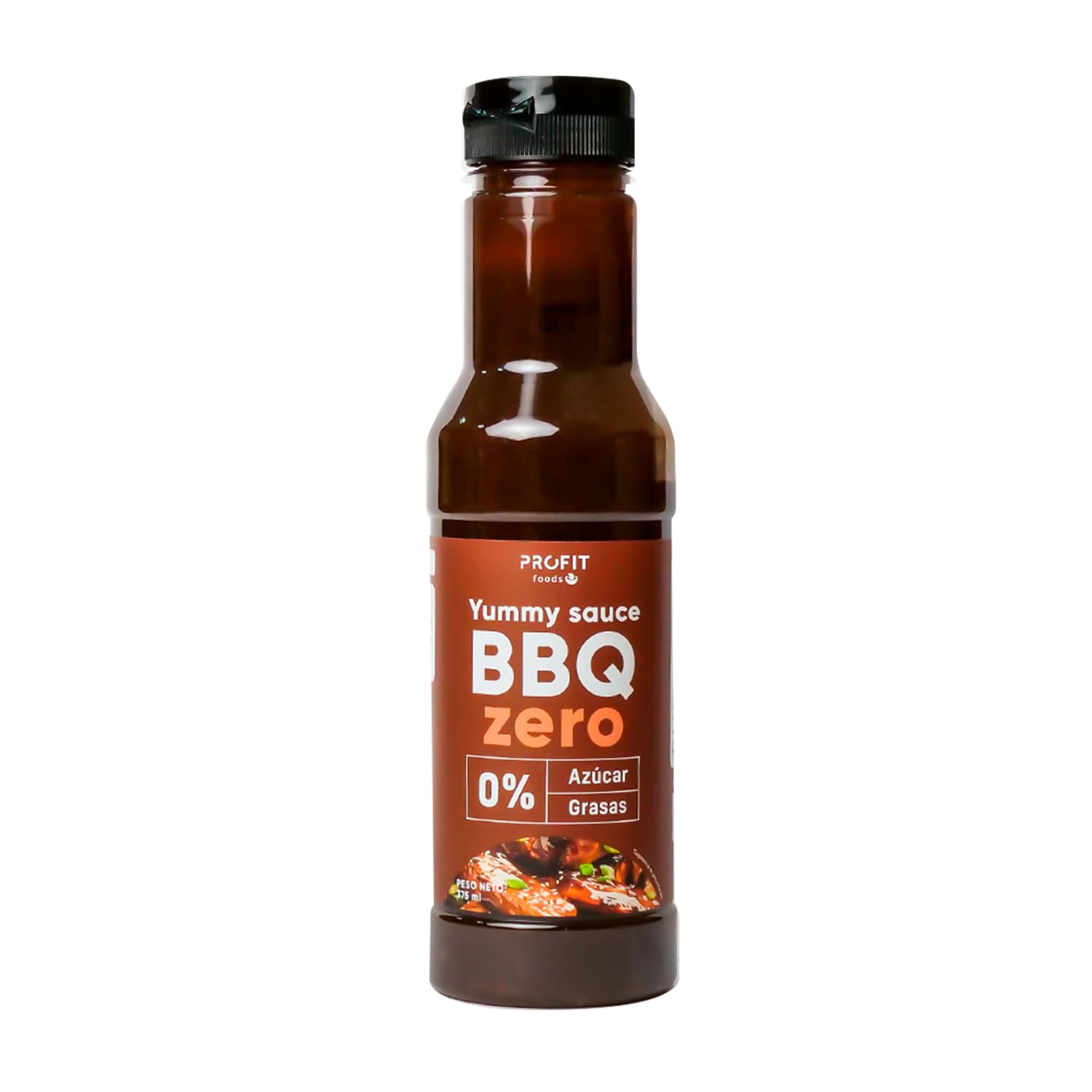 PROFIT Yummy Sauce Salsa baja en calorías 0% grasas y azúcares añadidos Sin lactosa 375 ml Barbacoa
