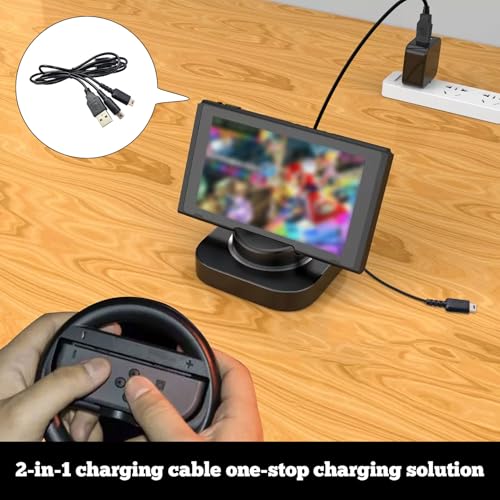 Eophmi 2-In-1 Charger Cable for Nintendo Ds Lite,Simultaneous Play and Charge,Universal Charger Cable for Nintendo Ds Charger for Ds Lite, 3ds, 3dsll,New 3ds Xl, 2ds, Dsi and More - Image 4