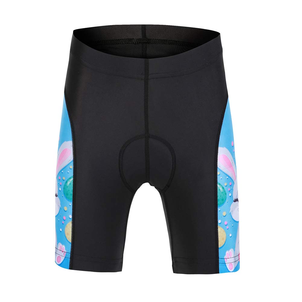 Unisex Enfant Garçon Fille Maillot de Cyclisme Manches Courtes Cuissard de Cycliste Rembourré Thermique