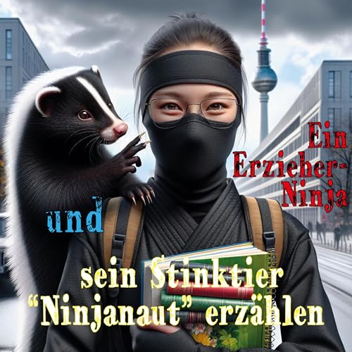 Ein Erzieher-Ninja und sein Stinktier “Ninjanaut” erzählen copertina