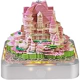 STPZHXC 2025年卓上カレンダーメモパッド、 2025 デスクカレンダー 3D マジック キャッスル ウィークリー カレンダー メモ帳 ライト付き クリエイティブ デスク カレンダー DIY 紙彫刻 アートDIYペーパーカービングアートクラフト、学校、ホームオフィス用 (M カレンダー付き)