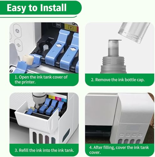 Image of ANG 057 Refill Ink Suitable for L8050, L18050, L8150W Printers (Black Cyan Magenta Yellow Light Cyan Light Magenta)