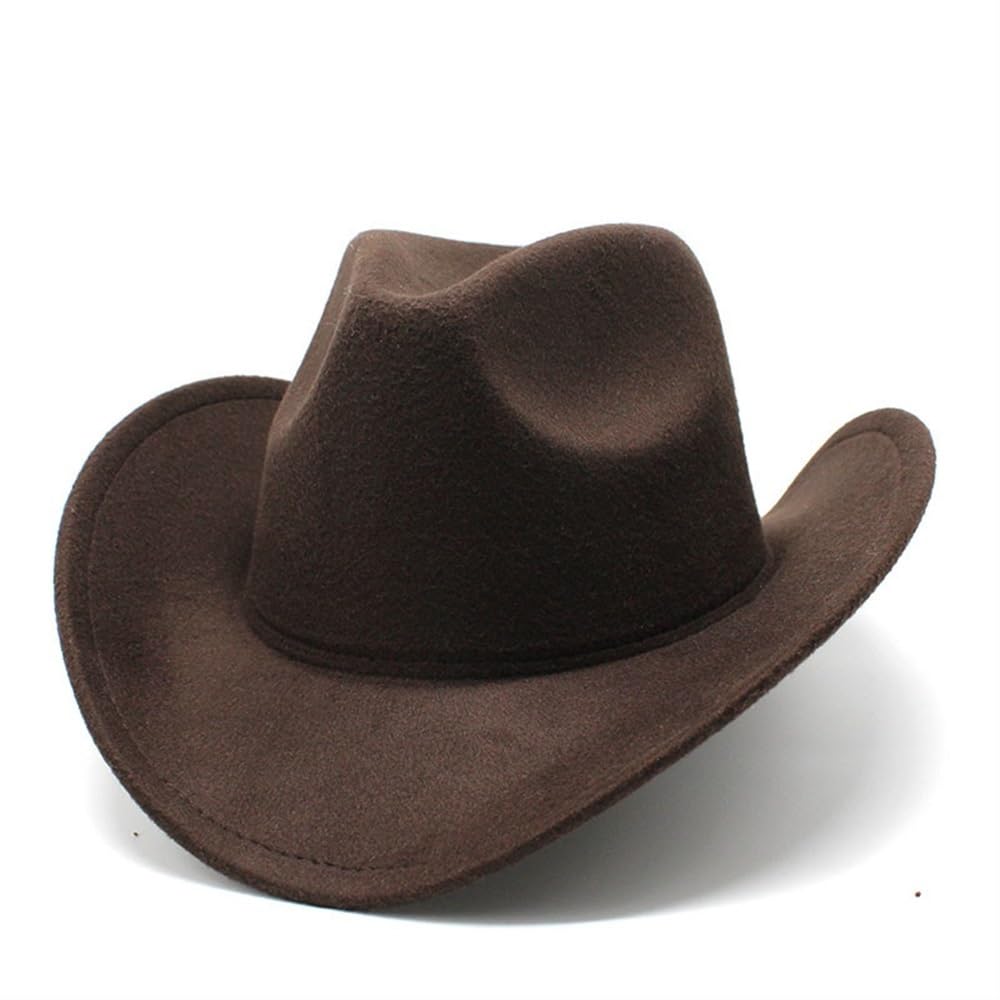 Fengyan Petten Nieuwe Western Cowboy Hoed Wollen Stof Jazz