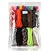 Zacro 400lb Survival Paracord Combo Crafting Kits, Including 10ft Colorful Paracord Straps and 10 Random Color Buckles