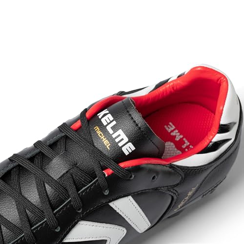 KELME Soccer Cleats Men Pro Calfskin Leather Soccer Shoes Outdoor Firm Multi Ground Football Sneaker Unisex Adult3