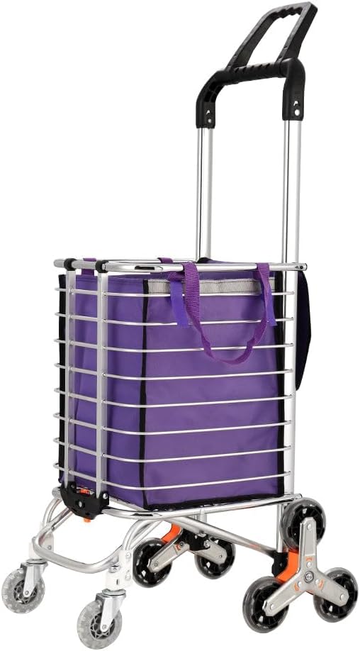 Emajin Folding Shopping Cart, Foldable Shoppings Trolley with Wheel