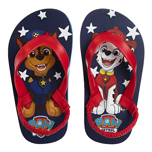 Image of Nickelodeon Girls Boys character flip flops sandals kids water shoes - Paw Patrol Blues Clues Baby Shark - thong beach slides summer slip on quick dry toddler little kid