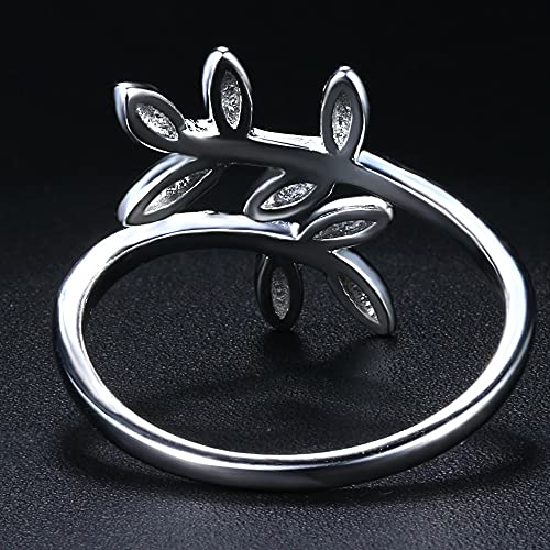 Jude Jewelers Stainless Steel Tree Leaf Style Statement Promise Anniversary Ring3