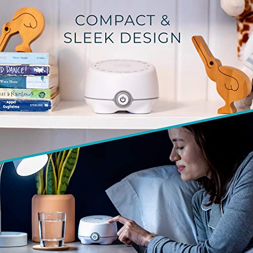 Yogasleep Whish White Noise Sound Machine, 16 Natural & Soothing Sounds, Volume Control For Baby & Adults, Get Office Privacy, Concentration, Sleep Aid, Compact For Easy Travel, Essentials For Nursery #TOP3