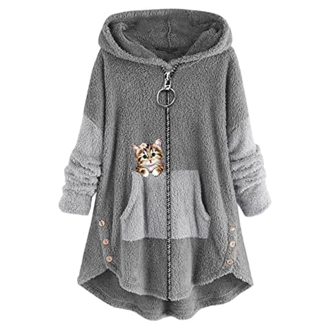Veste Polaire Femme avec Capuche Cover