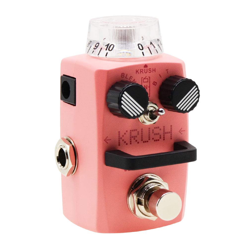 Hotone Skyline Krush Bitcrush Bitcrusher digitale. Frequenza di campionamento Riduttore del campione, Pedale Sintetizzatore per chitarra, Sintetizzatore Effetti LoFi