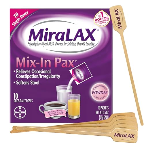 MiraLAX Gentle Constipation Relief Laxative...