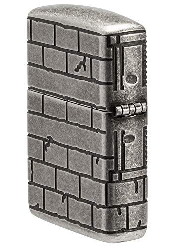 Encendedor Zippo MultiCut Gargoyle Armor Plata Antigua miniatura 7