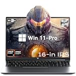 ACEMAGIC Gaming Laptop AMD Ryzen 7 H-255 16-in Radeon 780M AMD laptops, 16GB DDR5 512GB NVMe SSD Ultra Laptops, Backlit & Numeric Input WiFi 6 Win-11 Pro BT5.2 HDMI Type-C USB-3.2 Webcam 3.5mm Audio