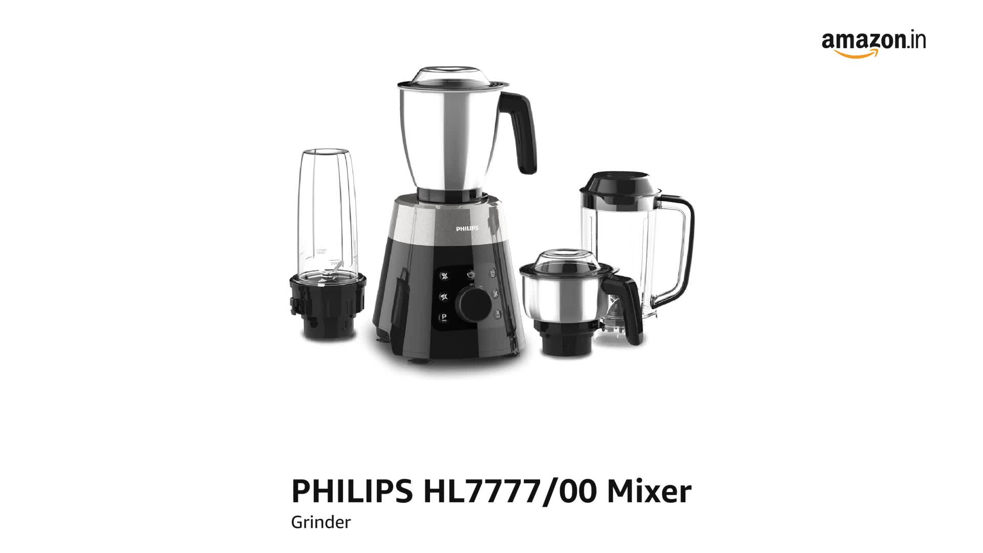 Buy PHILIPS HL7777/00 Mixer Grinder, 750W, 4 Jars, Smart One-Touch