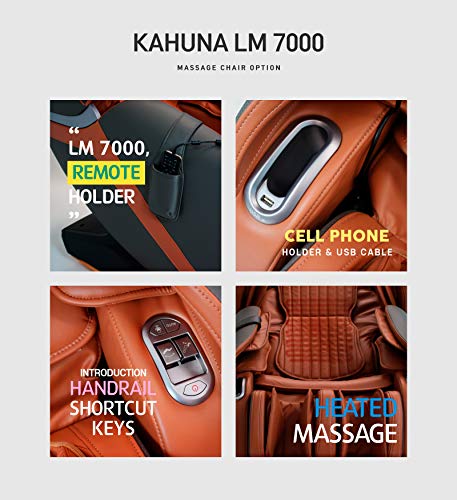 Kahuna Chair Lm-7000 Red – Fully Assembled Full-Body 12 Auto Programs With Manual Target Spot Control Voice Commands, Space-Saving Massage Chair With Airbag Massage With Zero-Gravity #TOP3