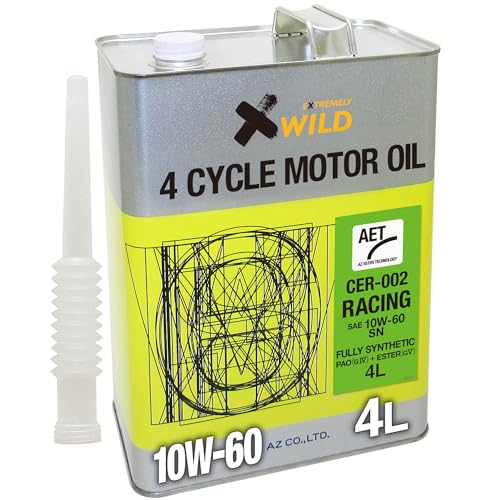 AZ エンジンオイル 20L 10W-60 100%化学合成油 自動車用 AZ(エーゼット) 自動車用 エンジンオイル 20L 10w60 CER-002