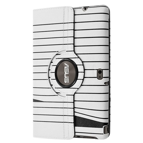 Seluxion – Carcasa Funda para Asus EeePad Transformer TF201 sistema de rotación 360 grados, diseño de rayas