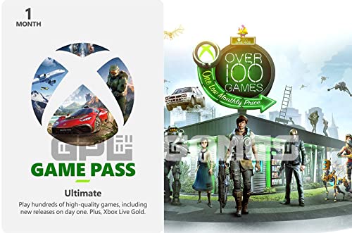 xbox game pass ultimate 1 month membership gift card code only