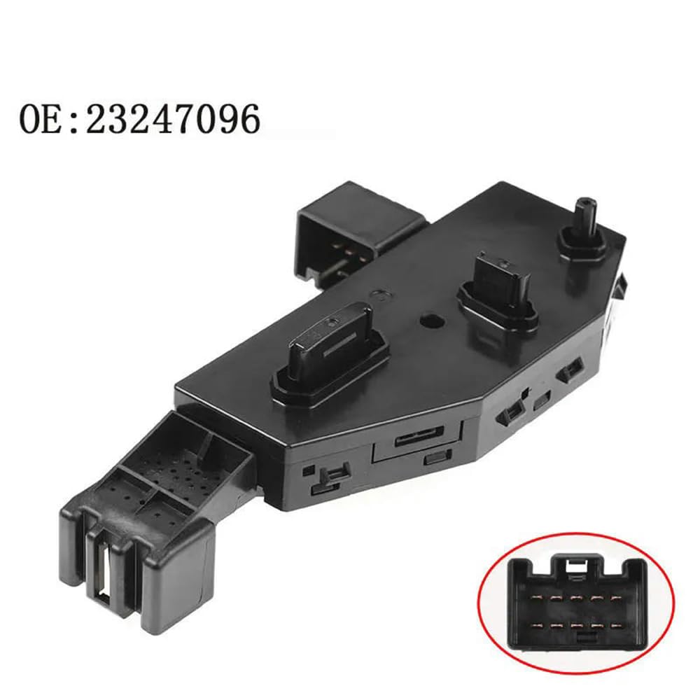 Elektrischer Sitzverstellschalter für Chevrolet Silverado, Tahoe und Impala, Beifahrersitz-Verstellschalter, Teilenummer 23247096, Teilenummer 20914737