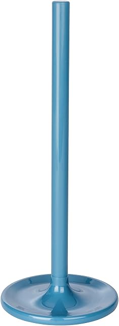 Wenko Cocktail Spare Roll Holder, Polystyrene, Petrol Blue, 14 x 14 x 35 cm