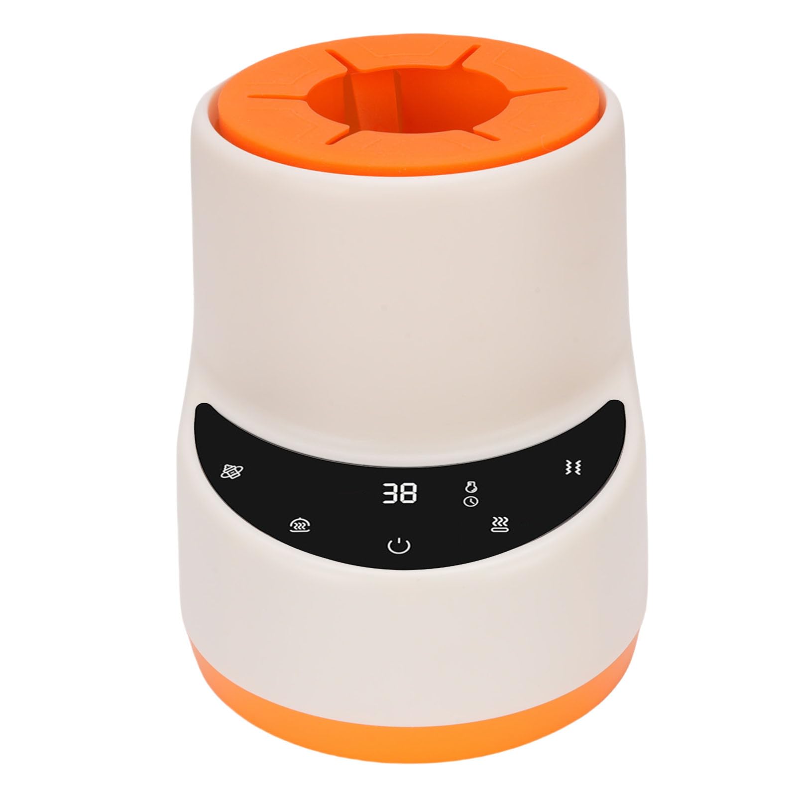 AMONIDA Scaldabiberon 2 in 1, Agitatore per Biberon, Scaldabiberon Portatile Riscaldante con Funzione Scongelamento, Conservazione, Riscaldamento Alimenti, Ideale per i Viaggi (Spina europea 220 V)