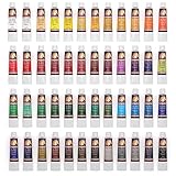 Myartscape Oil Paint Set - 12ml x 48 Tubes - Lightfast - Heavy Body - Highly Pigmented Oil-based Colors - Excellent Coverage - Artist Quality Painting Supplies - Professional Craft Paints - Image 8