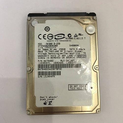 90% per 2.5 8 MB per interno per del computer portatile per HTS545025B9A300 5400 RPM hdd 250 GB s-ata