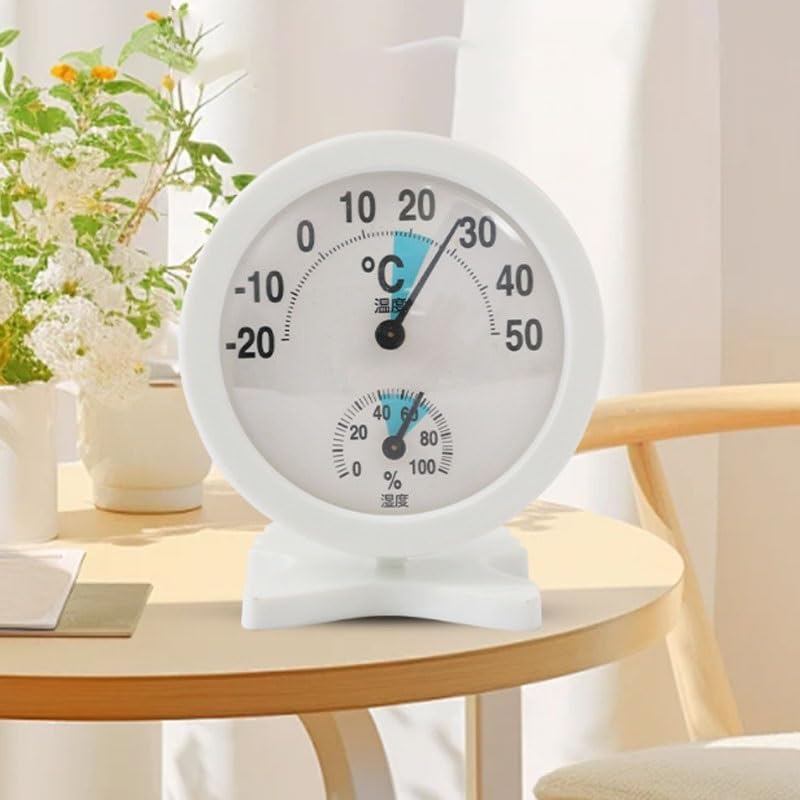 Dial Type Temperature Humidity Meter Indoor Stand Mounted Wall Function Model