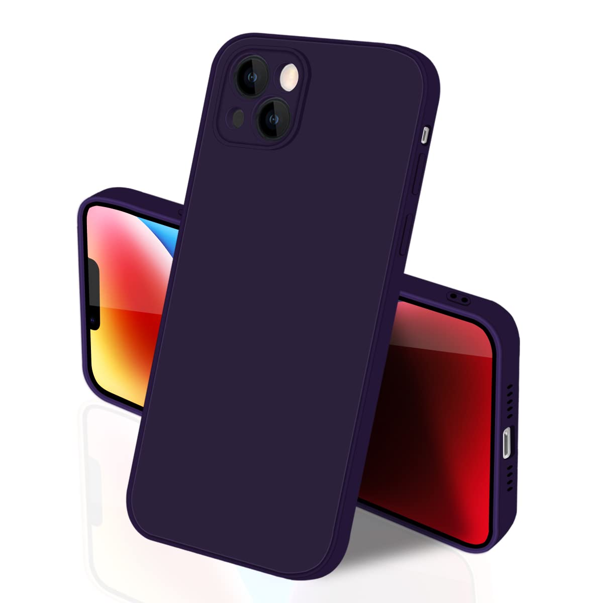 Amazon.co.jp: IPhone 14 ケース シリコン さらさら手触り アイフォン 