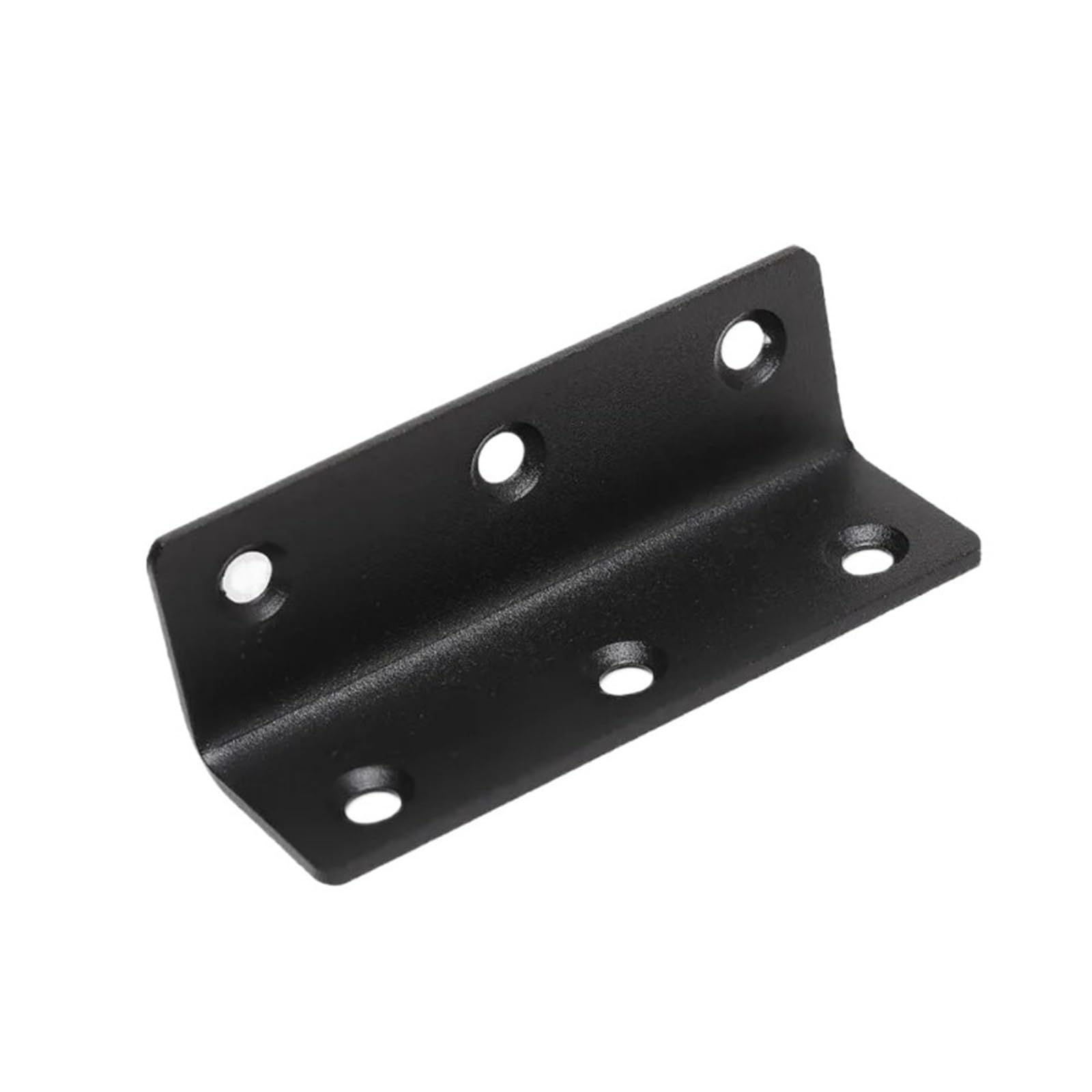 Charnières de porte à roulement à billes et équerre métal noir au design épuré