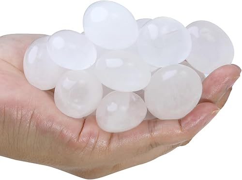 Miniatura 2 de 10 paquetes de cristales de cuarzo natural pulidos brasileños, cristales y piedras curativas de cuarzo a granel para Wicca, Reiki, energía curativa,