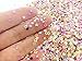 TKOnline 3.6oz/100g Multicolor Manicure Glitter Confetti,Mixed Shapes Size 2-4mm For Party Decoration,DIY Crafts,Premium Nail Art Etc