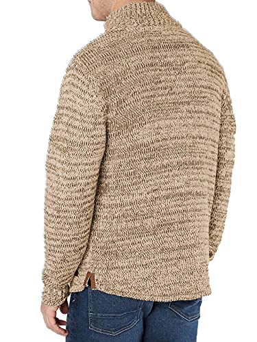 Aoysky Men's Stand Collar Sweater Thermal Button Pullover Sweater Tops Henley Knit Sweaters2