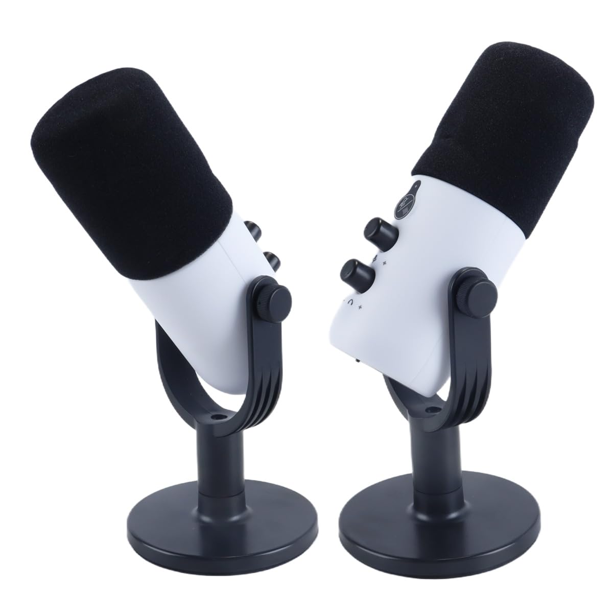 Microfono dinamico da gioco USB/XLR per registrazione podcast, streaming di giochi su PC e computer con jack per cuffie, supporto da tavolo