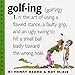 Golfing: A Duffer's Dictionary