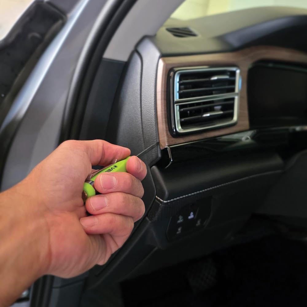 Mini Pocket Pry Bar - VEGA Heavy-Duty 4.5" Mini Portable Pry Bar with Magnetic Pickup Top & Pocket Clip. A Small, Rugged 4PC Crowbar EDC Tool for Mechanics, Auto Repair & Everyday Fixes